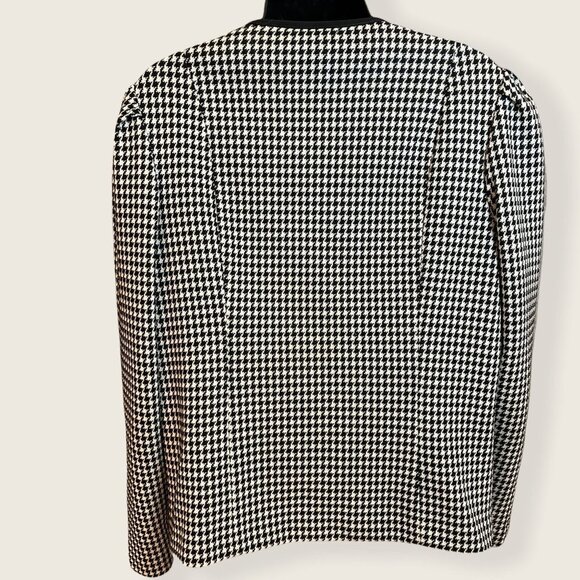 Marty Gutmacher Vintage Houndstooth Single-button Jacket - Picture 2 of 7